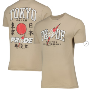 Men's Tan Pride Fighting Championship Origins T-Shirt